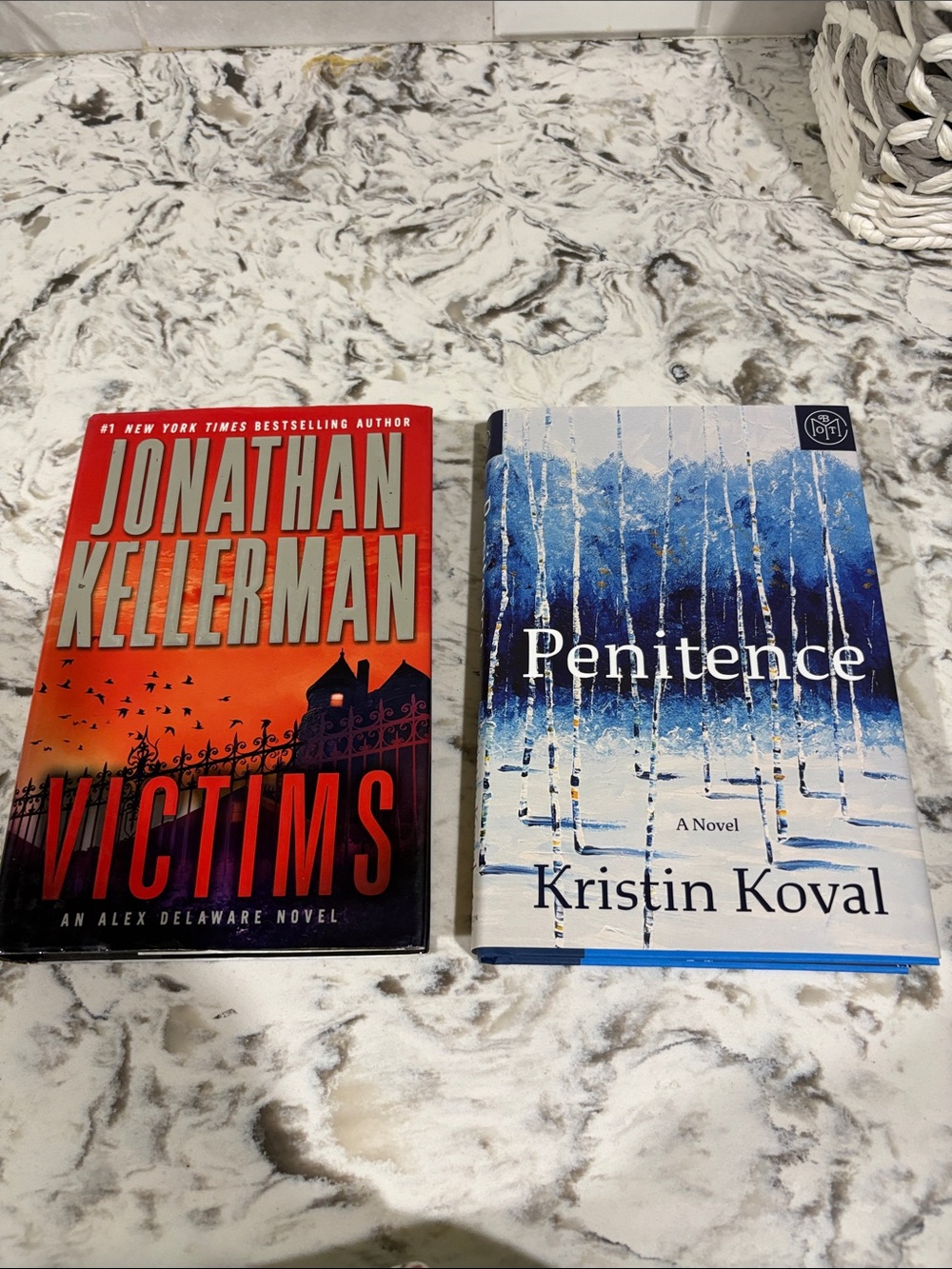 2 hardback novel mysteries